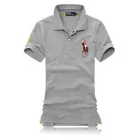 jogging tee shirt cotton polo ralph lauren man color horse gray